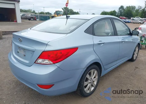 2012 Hyundai Accent Gls from USA, damaged, VIN KMHCU4AE8CU078795
